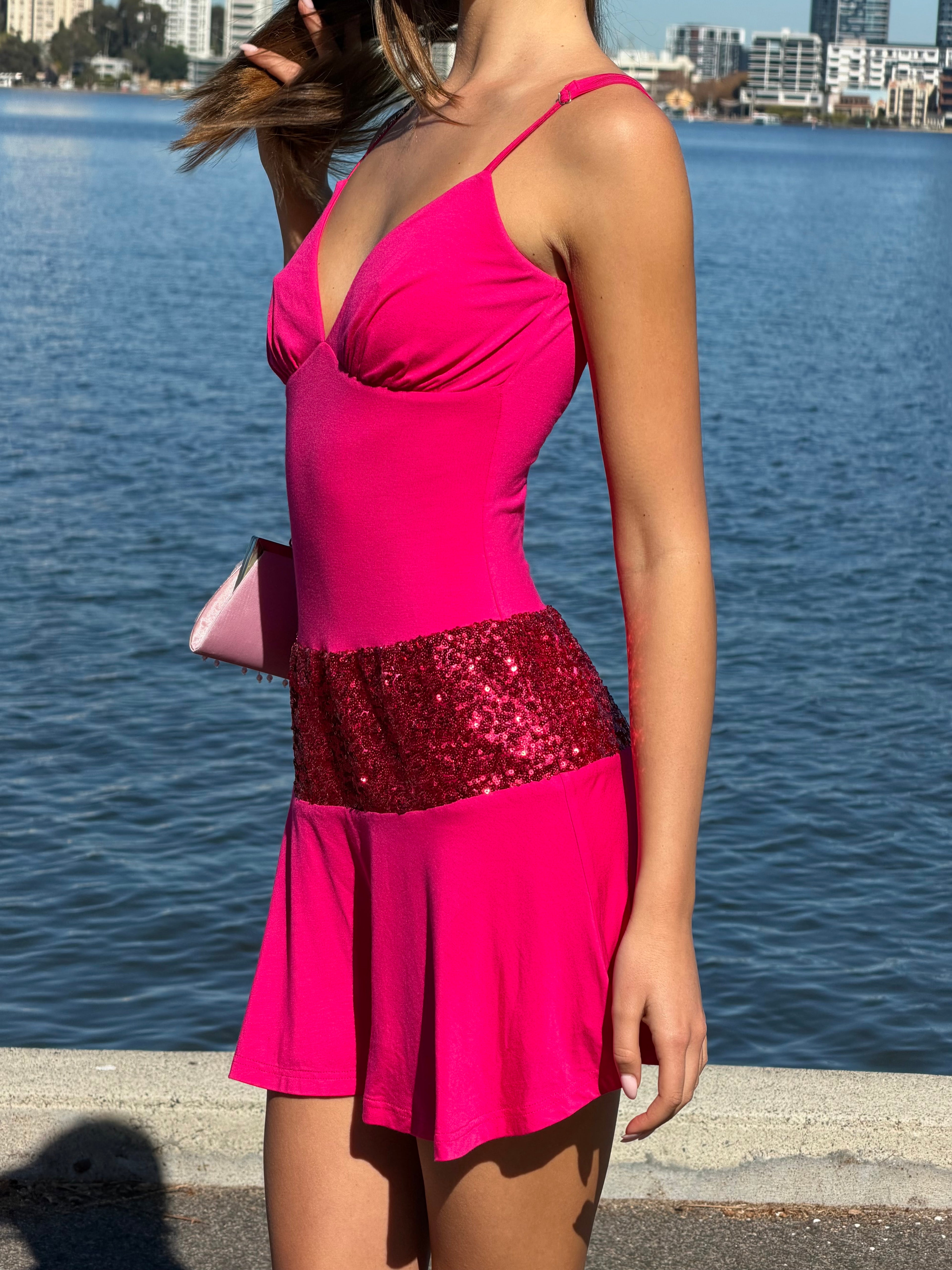 Elce Dress | Hibiscus
