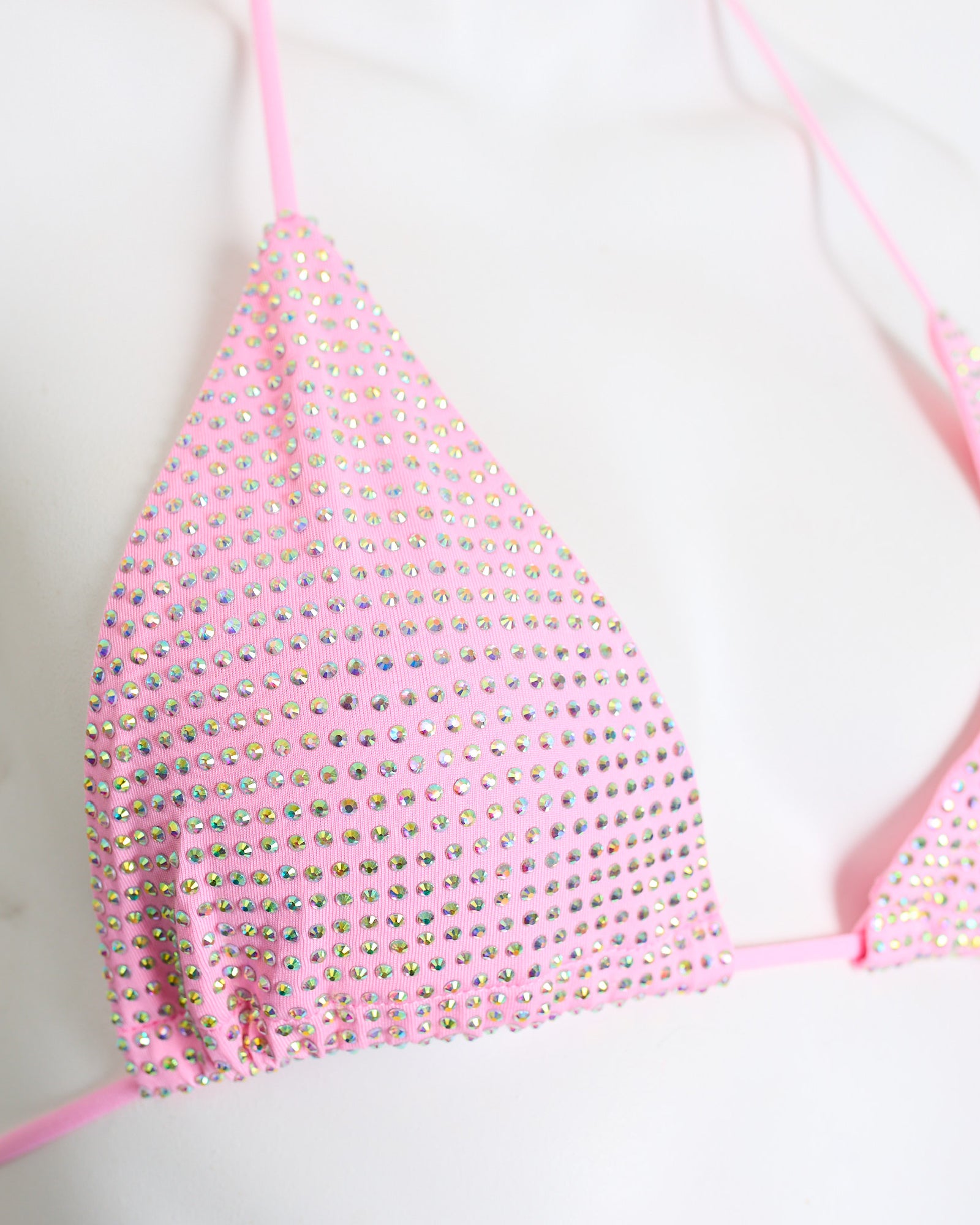 Petal Rhinestone Bikini Top