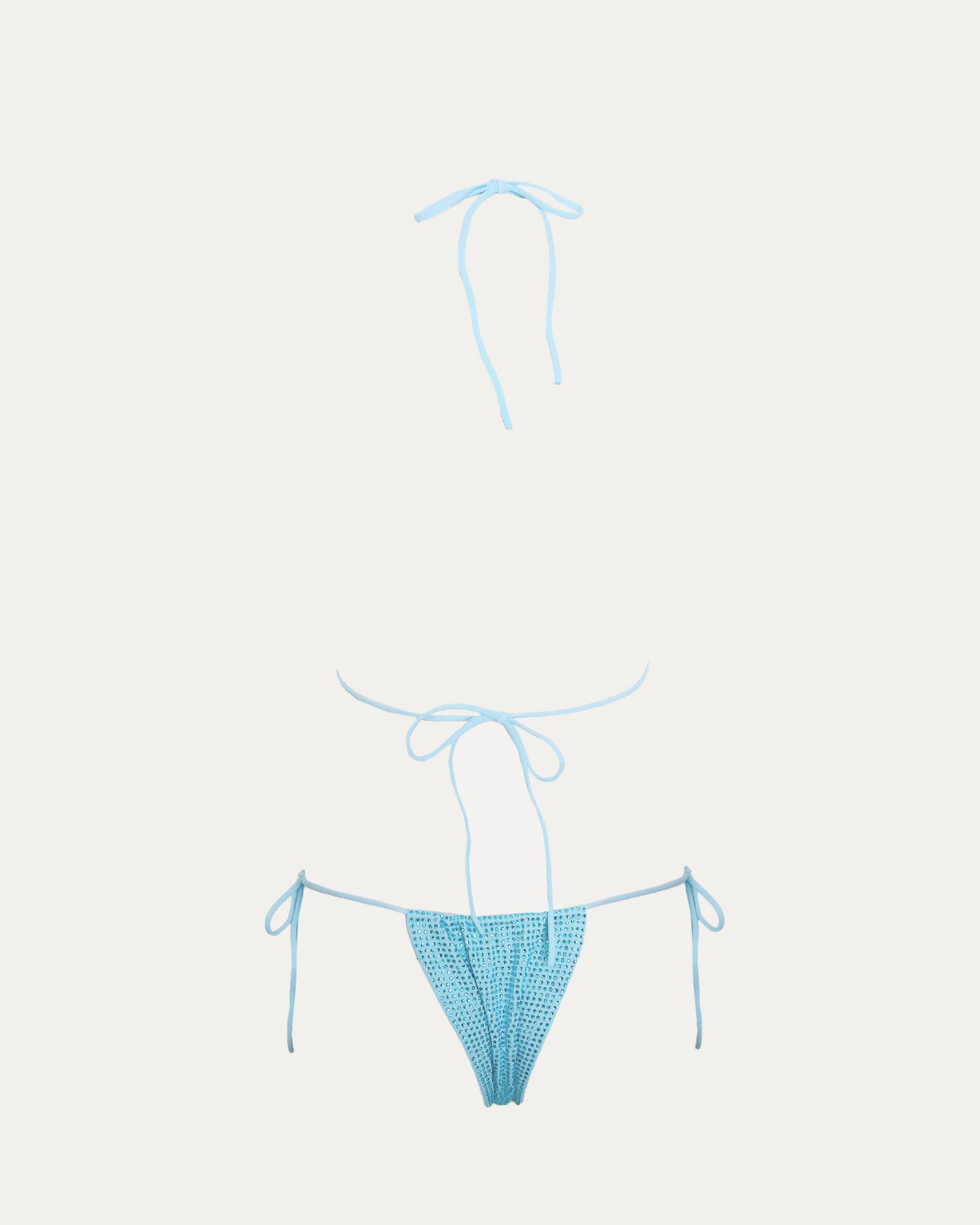 Sky Rhinestone Bikini Bottom