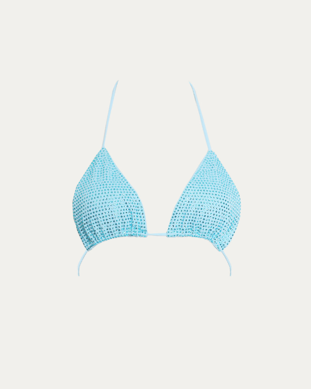 Sky Rhinestone Bikini Top