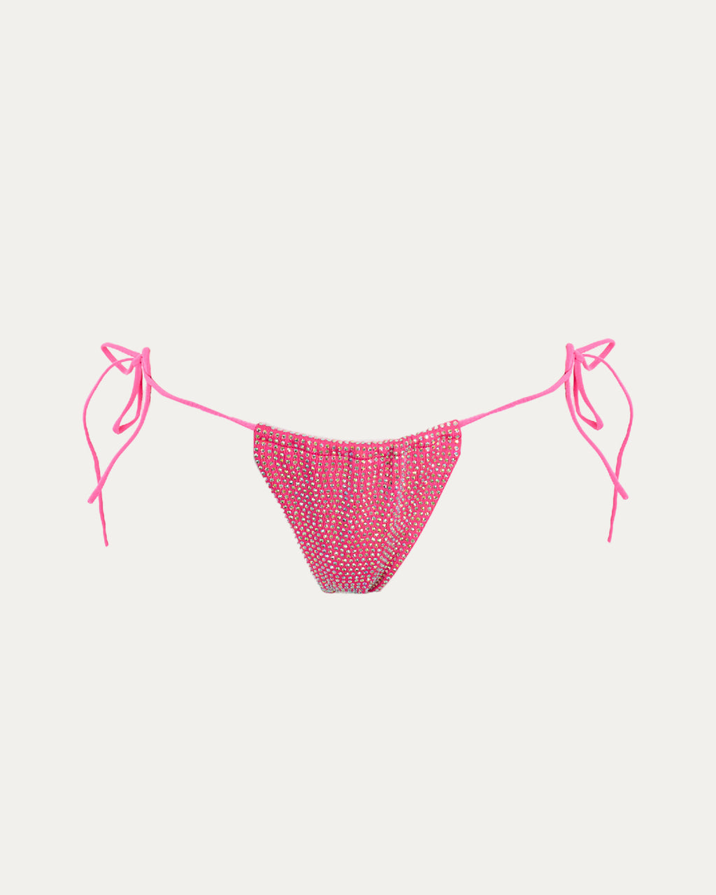 Cerise Rhinestone Bikini Bottom