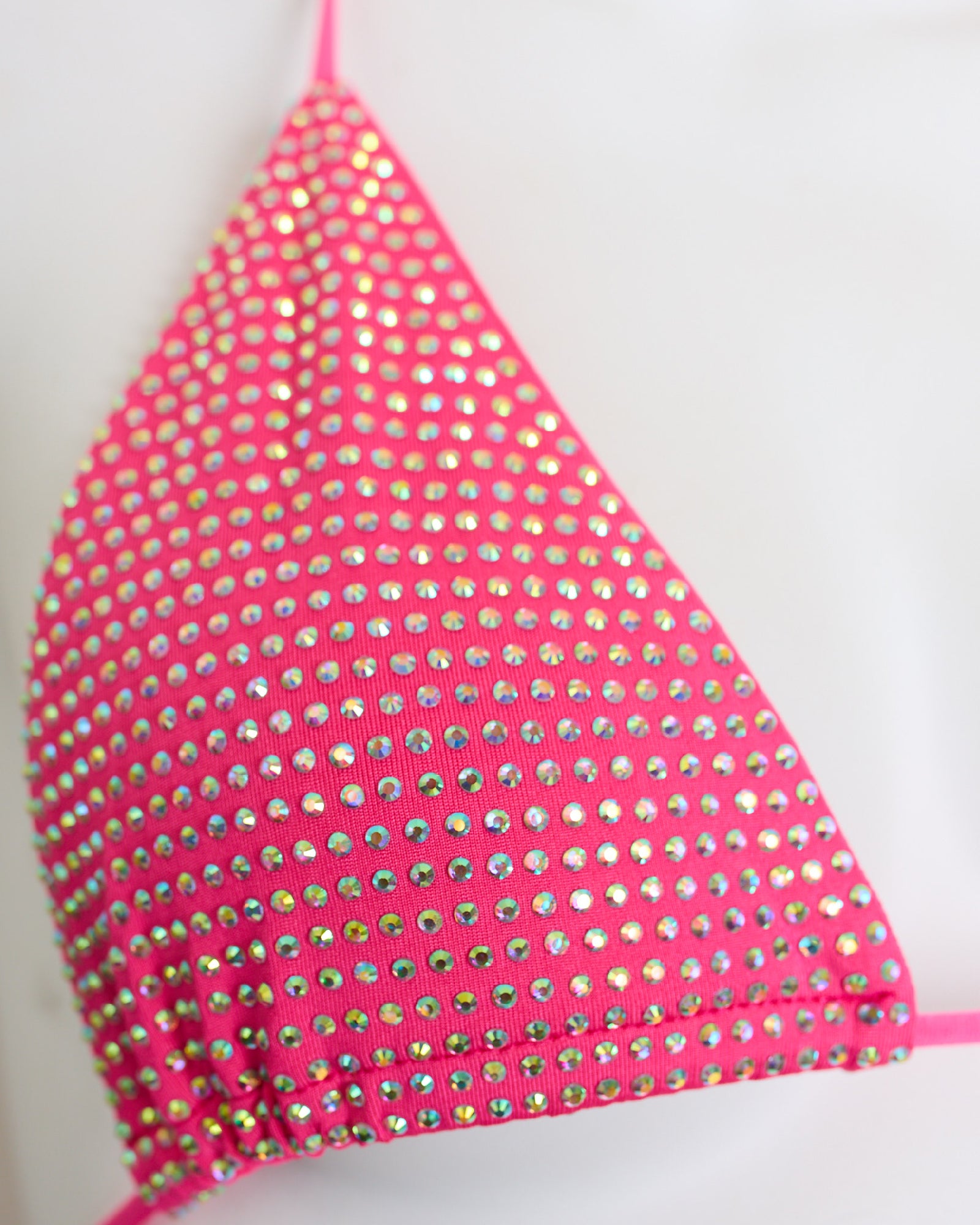 Cerise Rhinestone Bikini Bottom