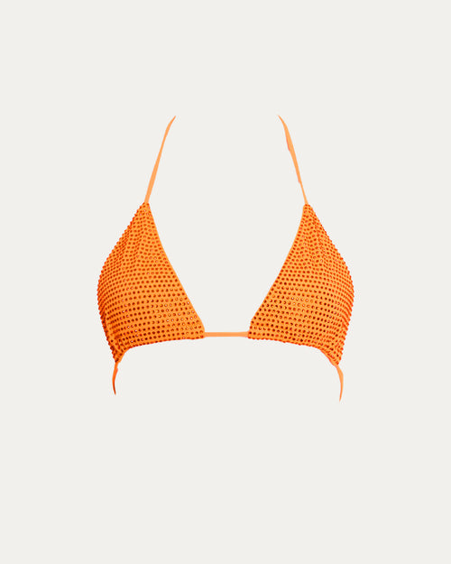 Clementine Rhinestone Bikini Top