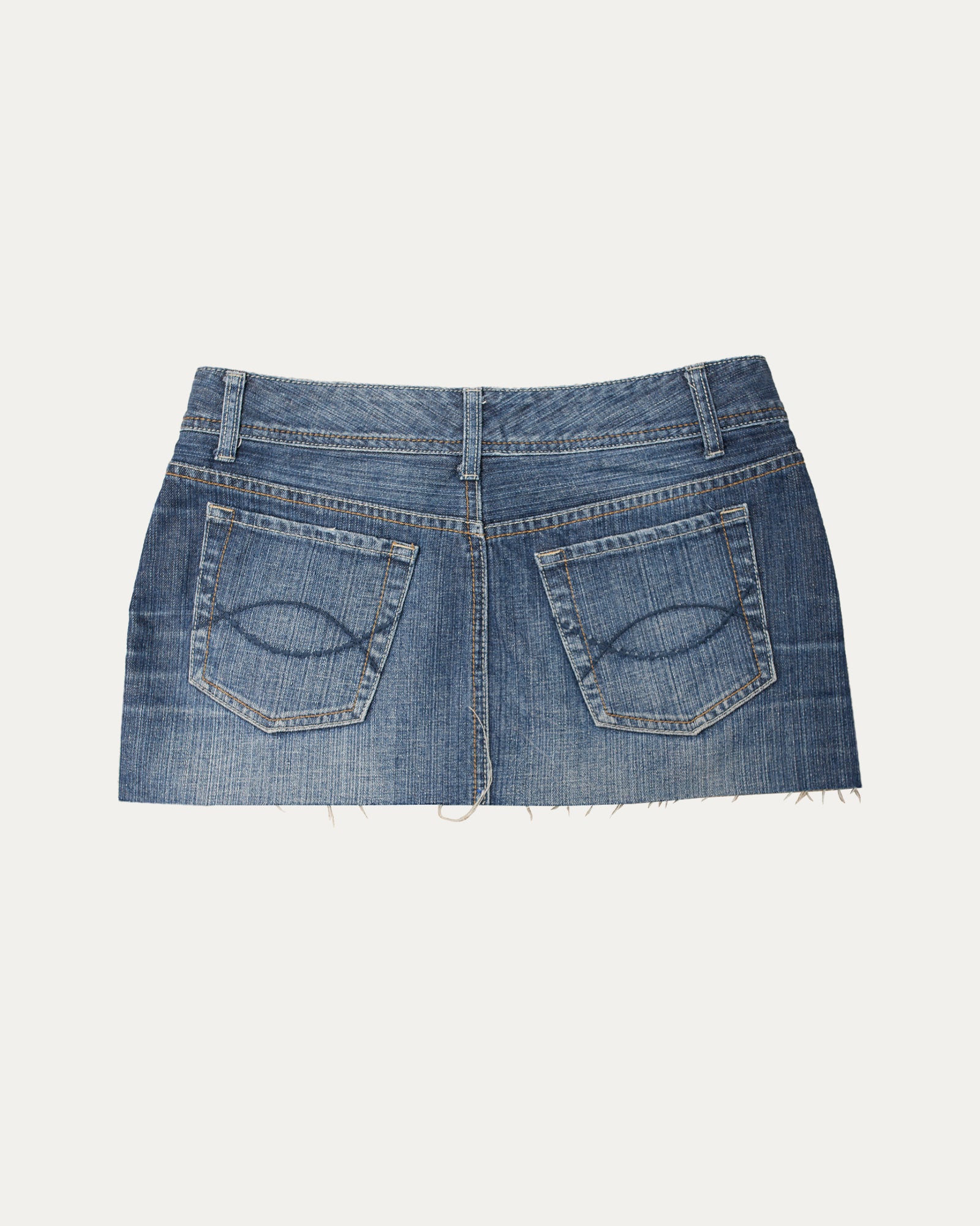 Reworked Denim Sequin Skirt - Ophelia (sz 8AU)