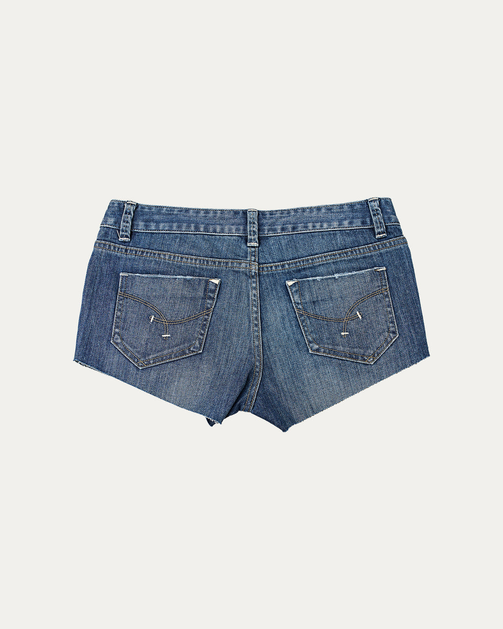 Reworked Denim Sequin Short - Selene (sz 10 AU)