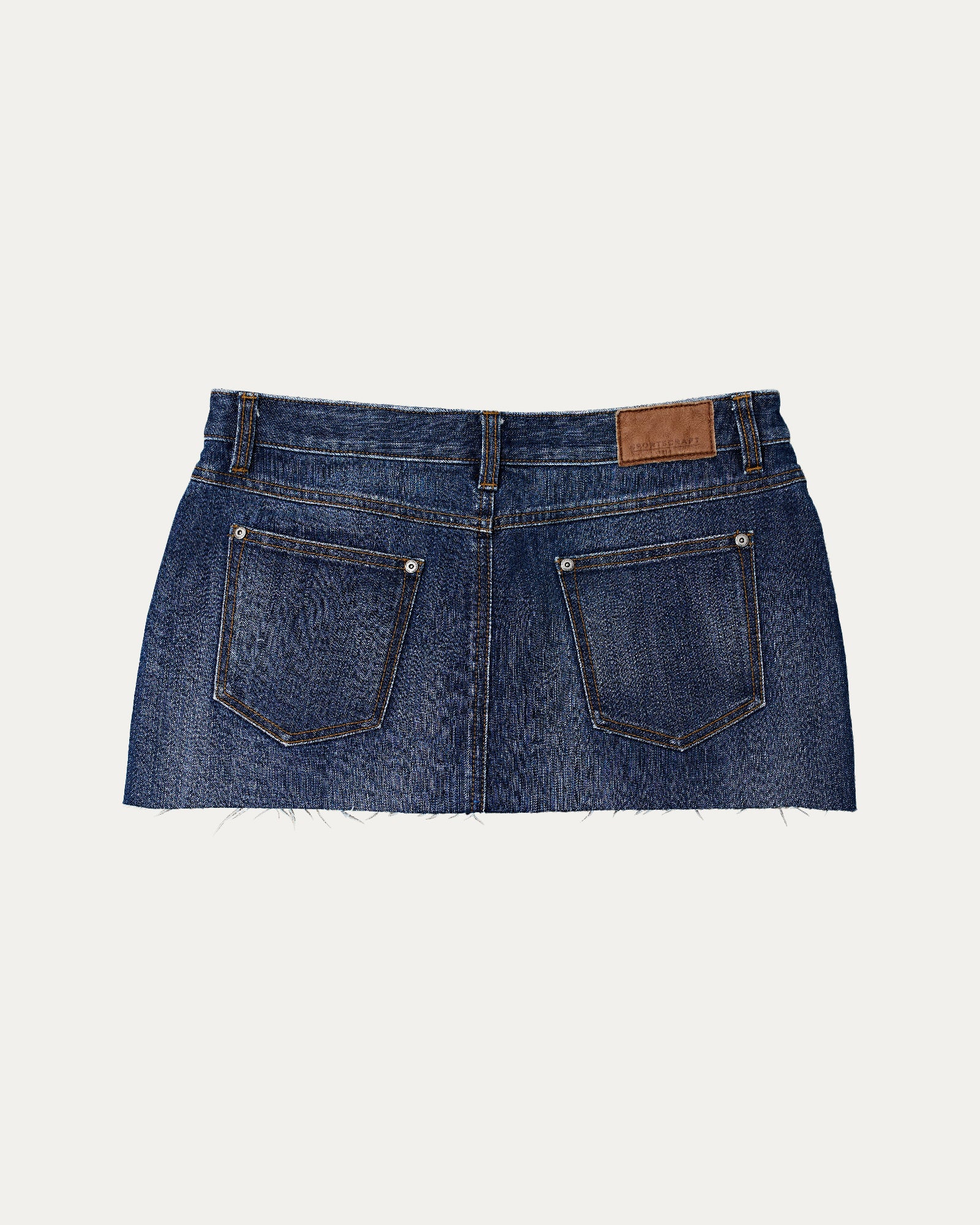 Reworked Denim Sequin Skirt - Azura (sz 10 AU)