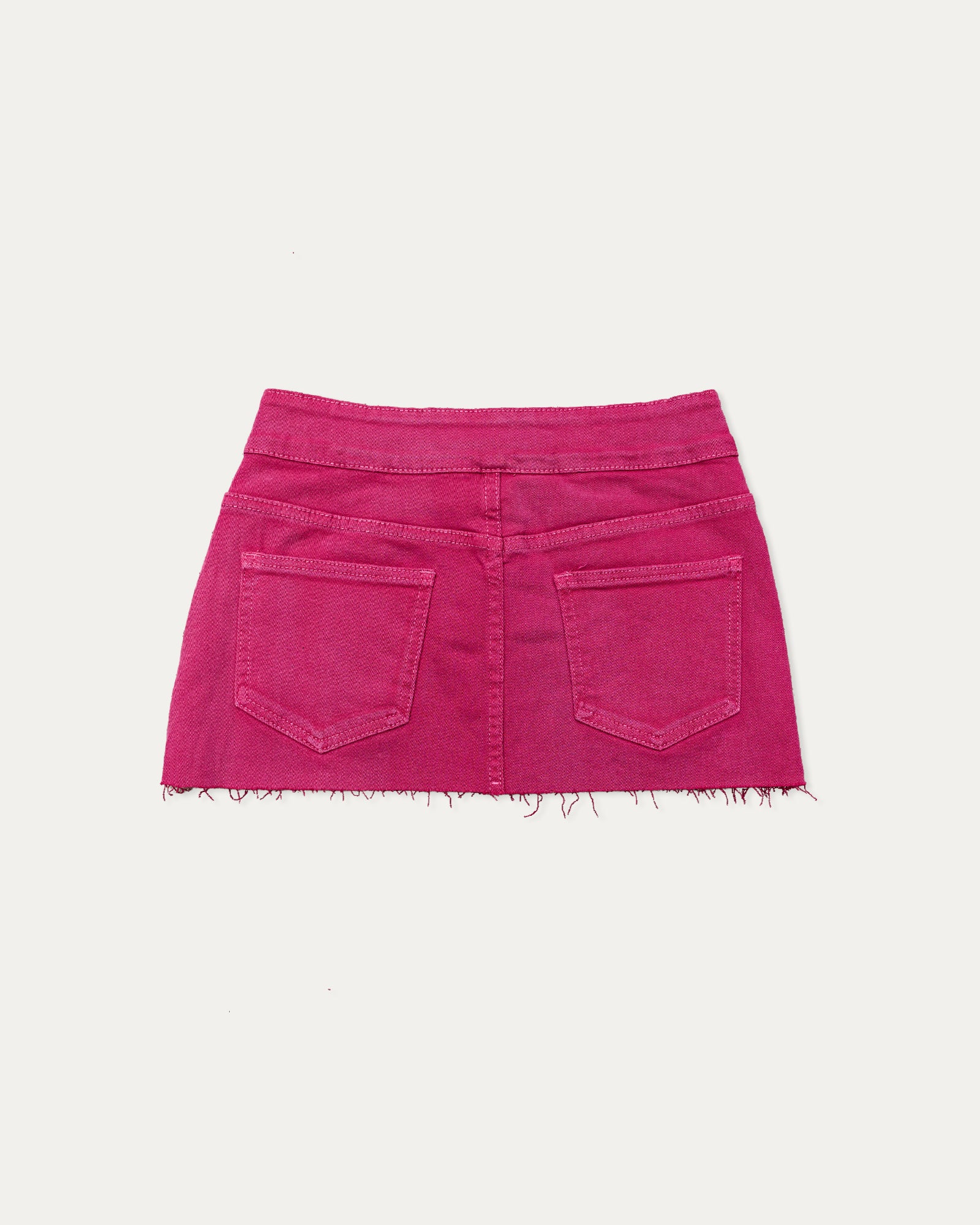 Reworked Denim Sequin Skirt - Flasa (sz 6 AU)