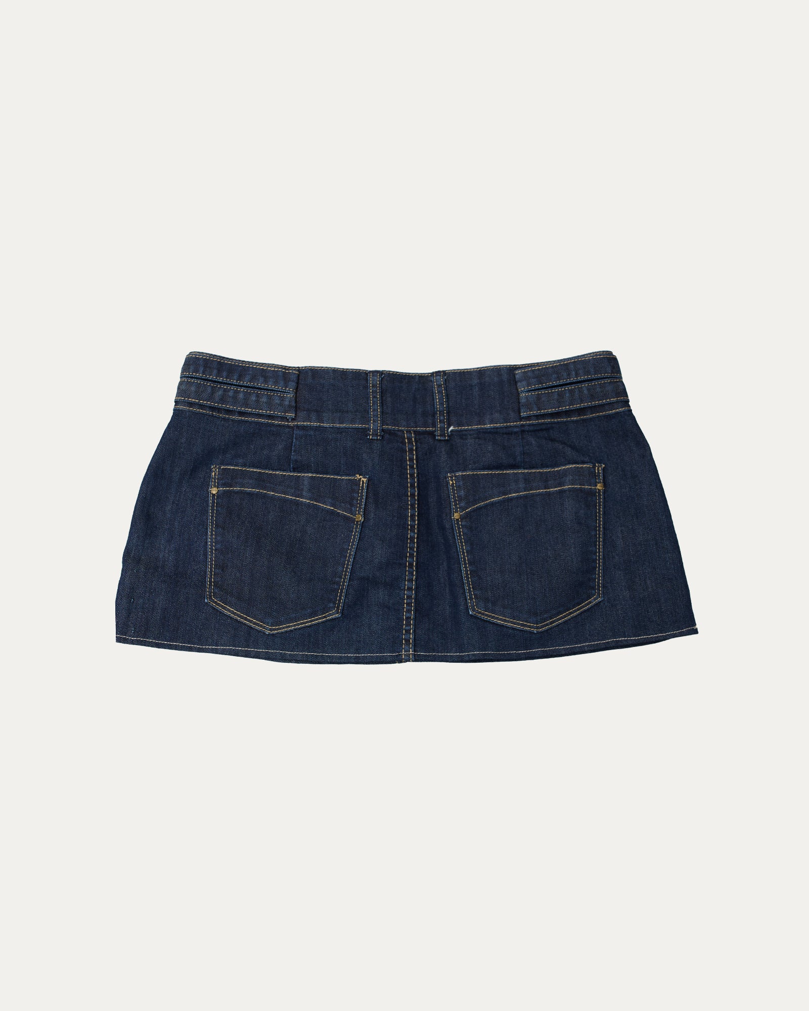 Reworked Denim Sequin Skirt - Horizon (sz 10 AU)