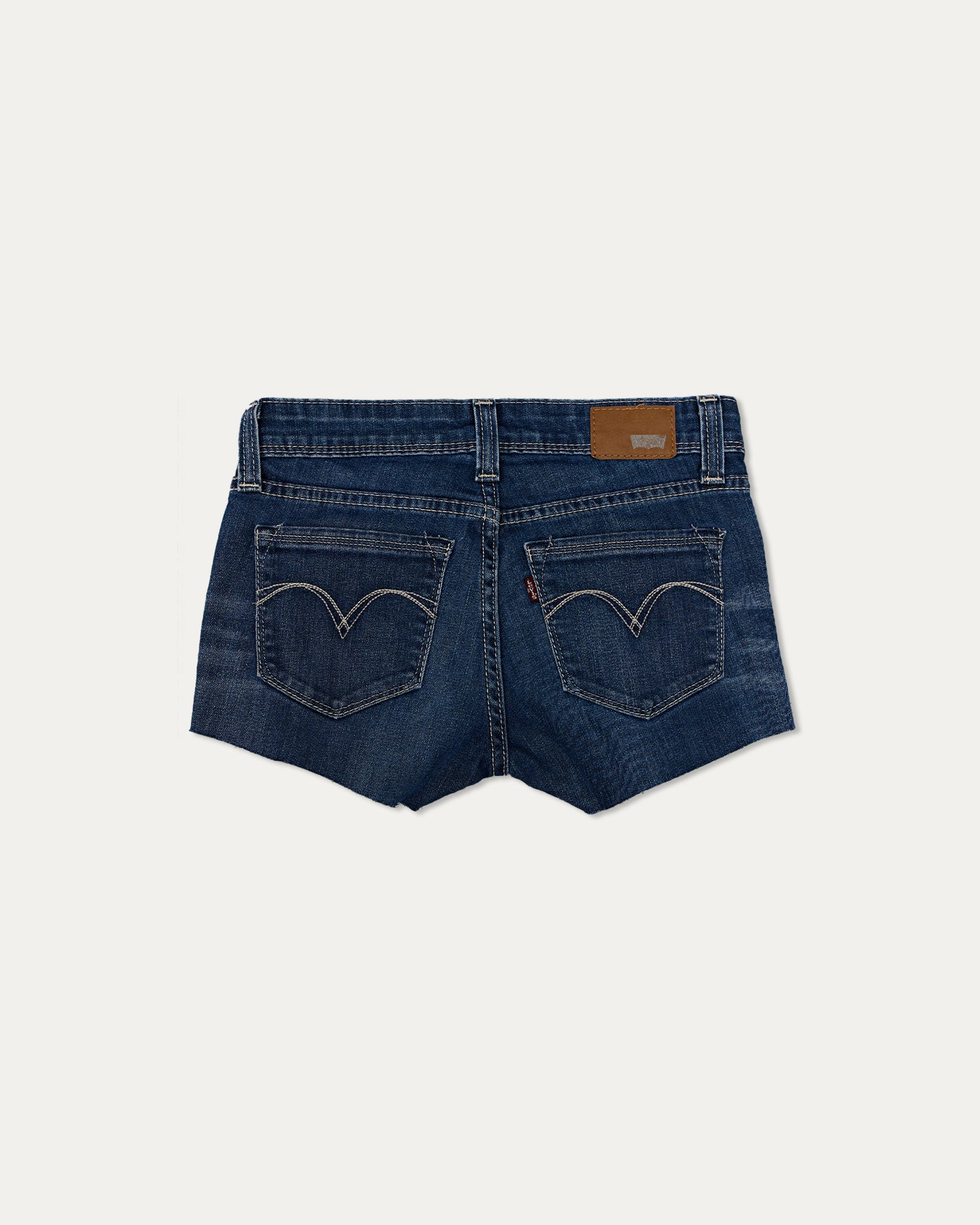 Reworked Denim Sequin Shorts - Star (sz 6 AU)