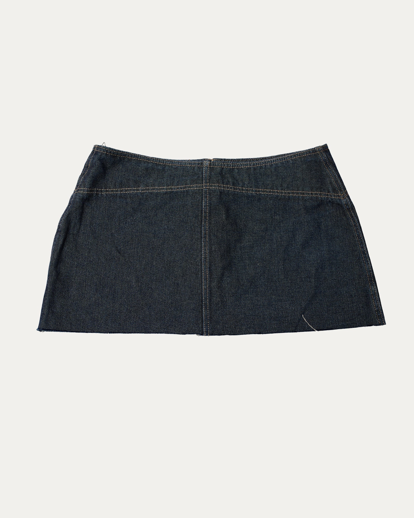 Reworked Denim Sequin Skirt - Laguna (sz 12 AU)