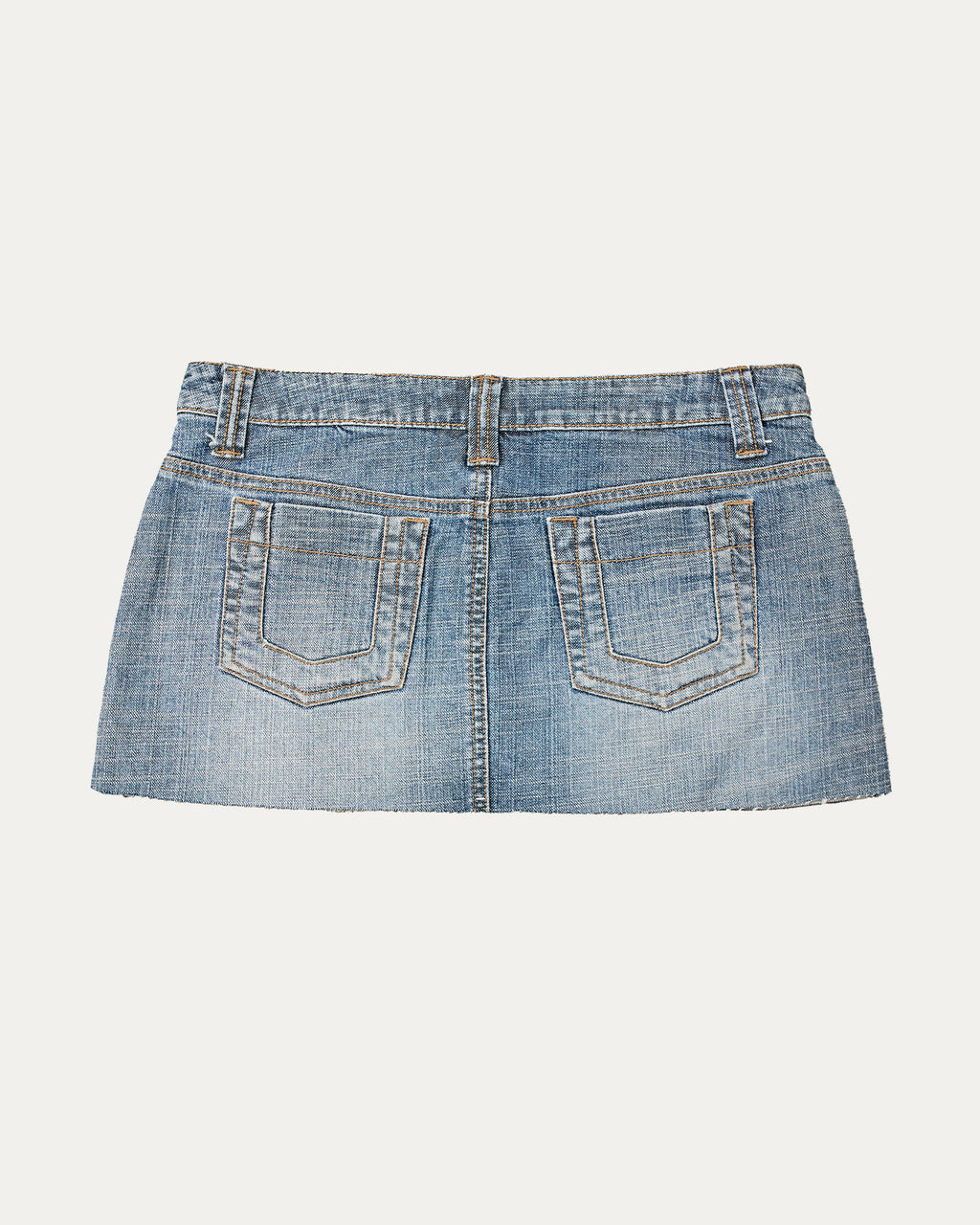 Reworked Denim Sequin Skirt - Lavinia (sz 10 AU)